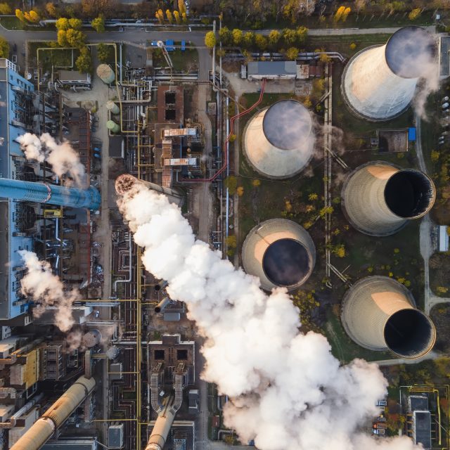 Power station in Bucharest, Romania