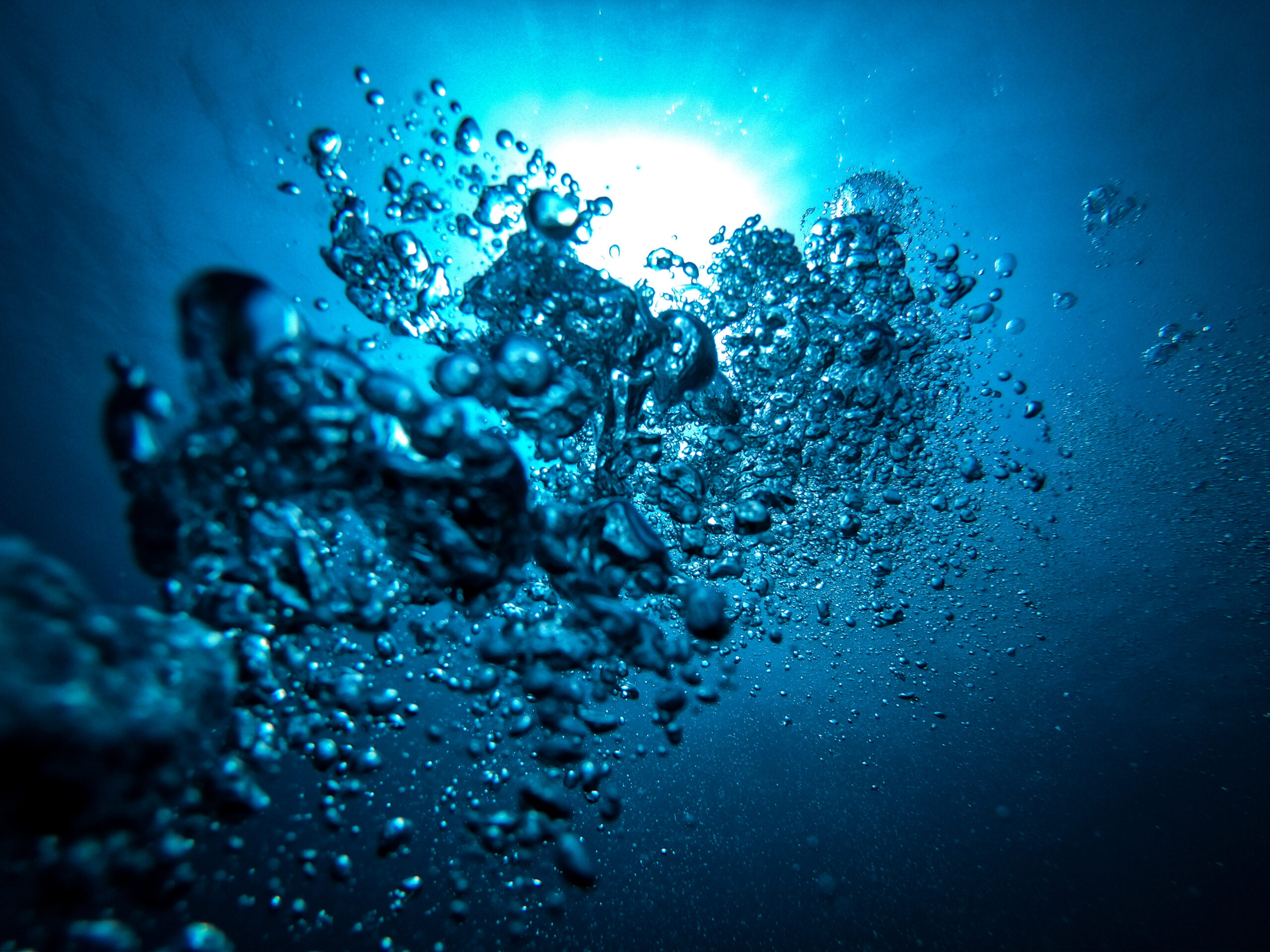 Underwater Textures Bubbels Ocean Light
