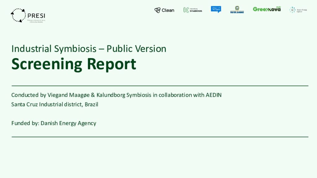 Industriel symbiose: Screeningsrapport