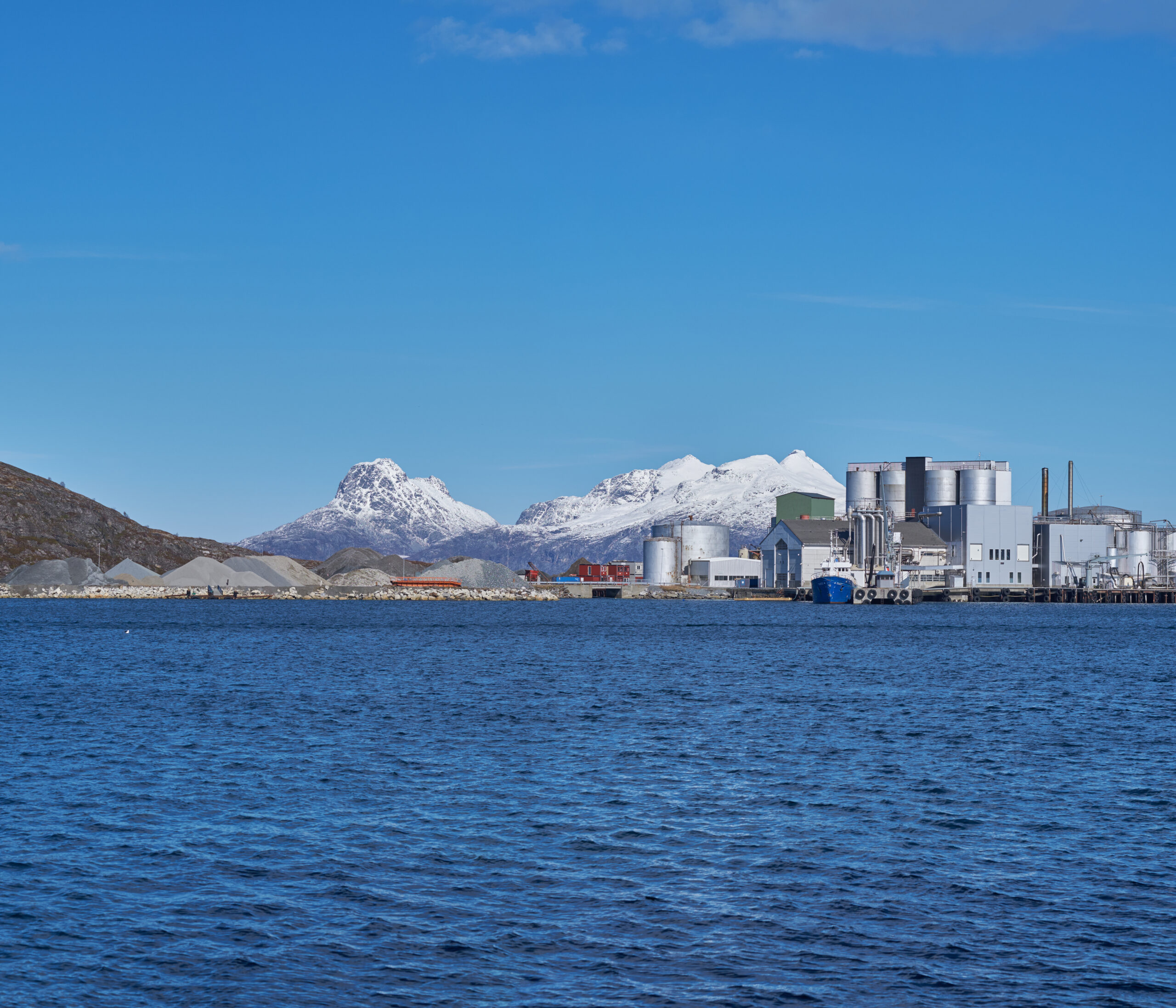The city of Bodoe and surroundings, North of the Polar Circle.
